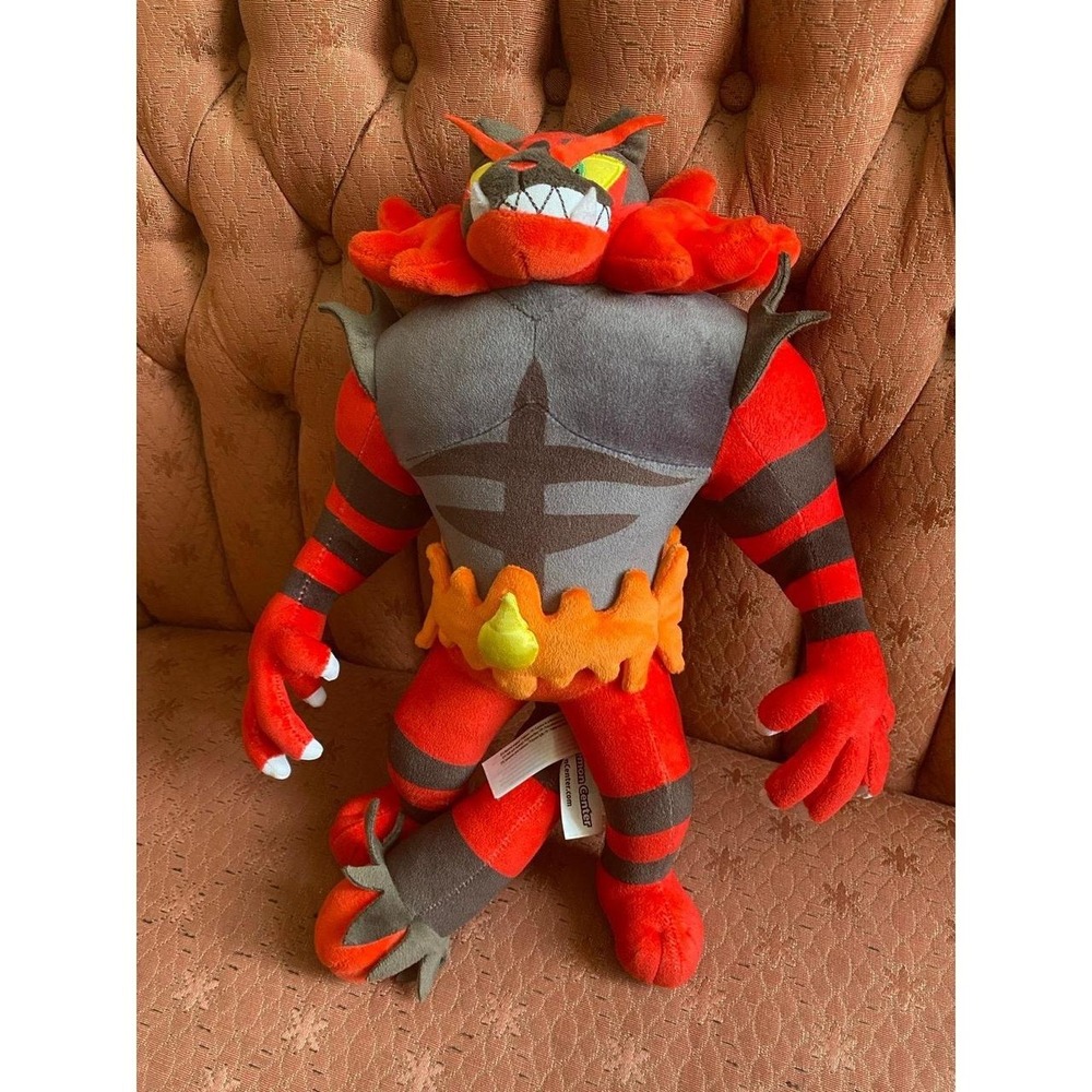 Incineroar Pokemon Plush Figure 14" Toy Stuffed Action Figure s36